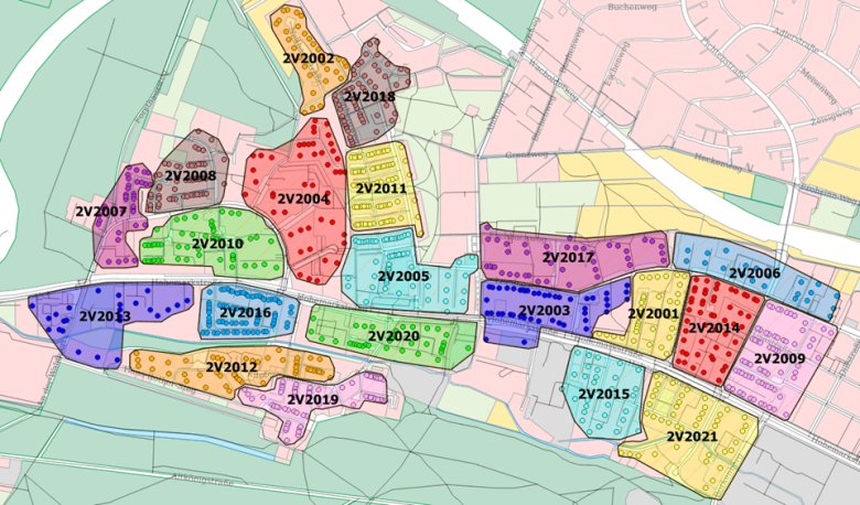 Glasfaser Ausbauplan Oberursel Nord nach Netzverteilerbereichen Glasfaser Ausbauplan Oberursel Nord nach Netzverteilerbereichen